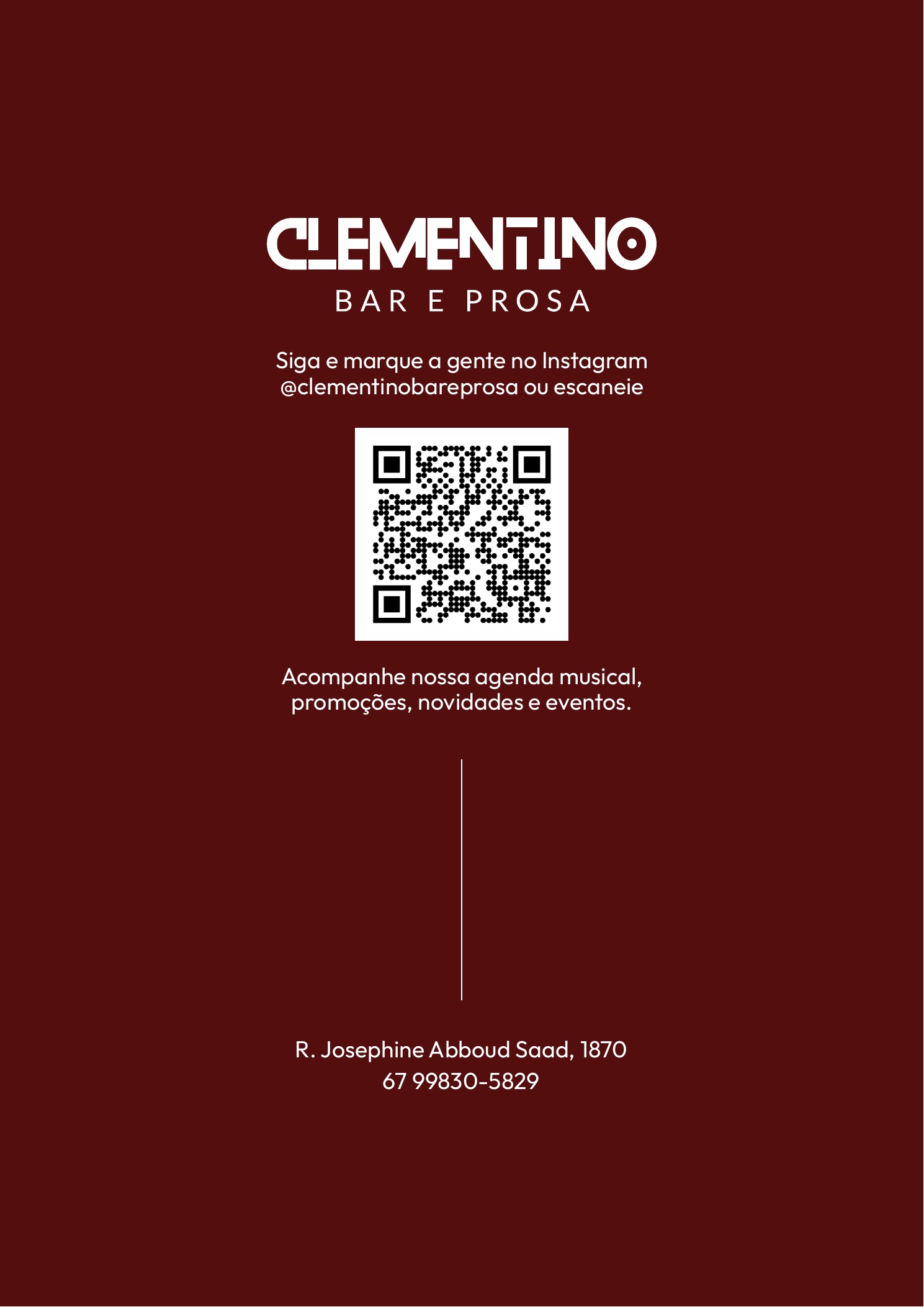 Cardápio Clementino — página 7 de 7